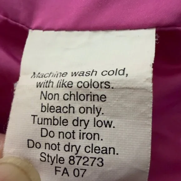 J.Crew Down Puffer Vest Purple /Magenta Size M Pre owned - Picture 6 of 16